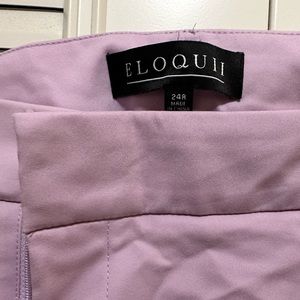 ELOQUII Kady pants, 24R, NWT, Lilac color